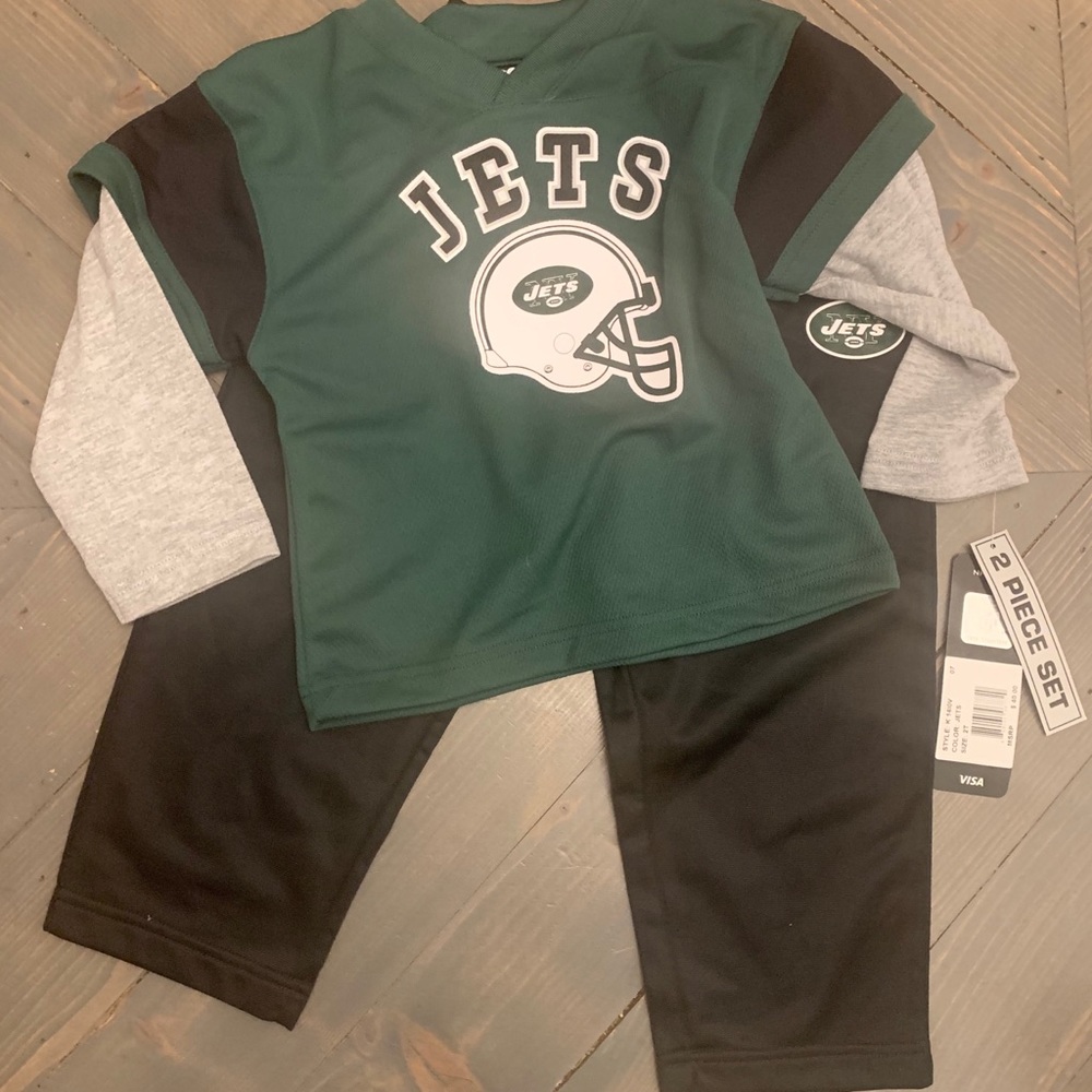 Kids JETS shirt/ pants set
